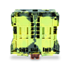 Átmenő sorkapocs TS35, szürke/sárga 1 x 2 x 50-185mm2/sokerű 353A többszínű rugószorításos WAGO