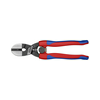 Csapszegvágó 64HRC max.d5,2mm karcsú kompakt piros-kék 200mm-hossz CoBolt KNIPEX