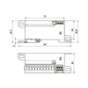 Túlfeszültség-korlátozó DEHNcord C kompakt T2 TN-S TT 230V/AC 20kA DCOR 3P TT 275 FM DEHN