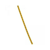 Kábeljelölő (K) műanyag sárga bepattintó Duplix LEGRAND