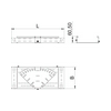 Kábeltálca 0-90°-állítható idom gyosösszekötővel 300mm x 60mm-mag. RBMV 630 FS OBO-BETTERMANN