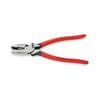 Kombinált fogó erő 62HRC max.4,6/3mm-vágás piros 240mm KNIPEX