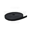 Kötegelő PE 22.8mm x 12.5mm fekete műanyag nyitható tépőzár szalag TRACON