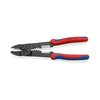 Krimp fogó max.d6mm/M5/vágás 0,75-6mm2/csupaszolás 0.50-6mm2 ovális-présforma mechanikus KNIPEX