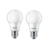 LED lámpa A60 körte A 10W- 75W E27 1055lm 827 220-240V AC 15000h 180° 2700K ND 10-75W Philips DUO 2db/csomag