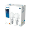 LED lámpa A60 körte A 8W- 60W E27 806lm 827 220-240V AC 15000h 180° 2700K ND 8-60W Philips DUO 2db/csomag