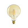 LED lámpa G125 borostyán gömb filament 7W- 55W E27 725lm 825 220-240V AC XLED G125 7W-WW KANLUX