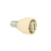 Lámpafoglalat-adapter E14->G9 20W/240V műanyag fehér LED line