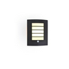 Kültéri fali lámpatest PIR-érzékelős 1x 40W 220-240V AC E27 IP44 SLIM LUTEC