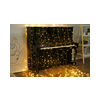 LED karácsonyi dekoráció 300LED-függöny/3x3m tápegység-dugóval 8mód kültéri 20db/m 220-240V Modee