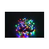 LED karácsonyi füzér 100LED/10m műanyag tápegység-dugóval 8mód kültéri 10db/m RGB-fényű AC Modee