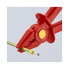 Műanyag markolófogó piros-sárga 180mm-hossz 1-komponensű-fogantyú 1000V VDE KNIPEX