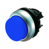 Nyomógombfej műanyag d22 világító magas kék kerek visszaugró M22-DLH-B EATON