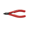 Oldalcsípő fogó elektronikai 64HRC max.d1,32/0,9/0,4mm piros normál 125mm KNIPEX