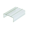 Sorkapocs takaróprofil áttetsző, 1m, felpattintható  AD 3/1000 mm transparent CONTA-CLIP