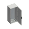 Szekrény álló teli ajtós mono acél szerelőlappal 1200mm 1200mmx 400mmx IP55 Spacial SM Schneider