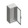 Szekrény álló üveg ajtós mono acél 2000mm 800mmx 300mmx IP55 szürke Spacial SM Schneider