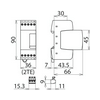 Túlfeszültség-finomvédelem DEHNrail ipari elektronikához T3 4P 230V/AC 25A DR M 4P 255 DEHN