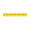 Vezeték- és sorkapocsjelölő (/) 4-6mm2 füzet műanyag sárga bepattintó CAB3 LEGRAND