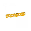 Vezeték- és sorkapocsjelölő (C) 1,5-2,5mm2 füzet műanyag sárga bepattintó CAB3 LEGRAND