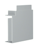 Vezetékcsatorna lapos sarok kúpfedél 61mm 150mm x 90° kezeletlen műanyag LF/LFH/FB Hager