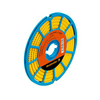 Vezetékjelölő (0) rácsúsztatható 1,5-4mm2 műanyag sárga CLI C 1-3 GE/SW 0 CD Weidmüller