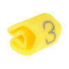 Vezetékjelölő (3) rácsúsztatható 2,5-16mm2 füzet műanyag sárga CLI C 2-4 GE/SW 3 MP Weidmüller