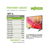 Wago Profiset SET-6 6600db vezetékösszekötő + Samsung TV